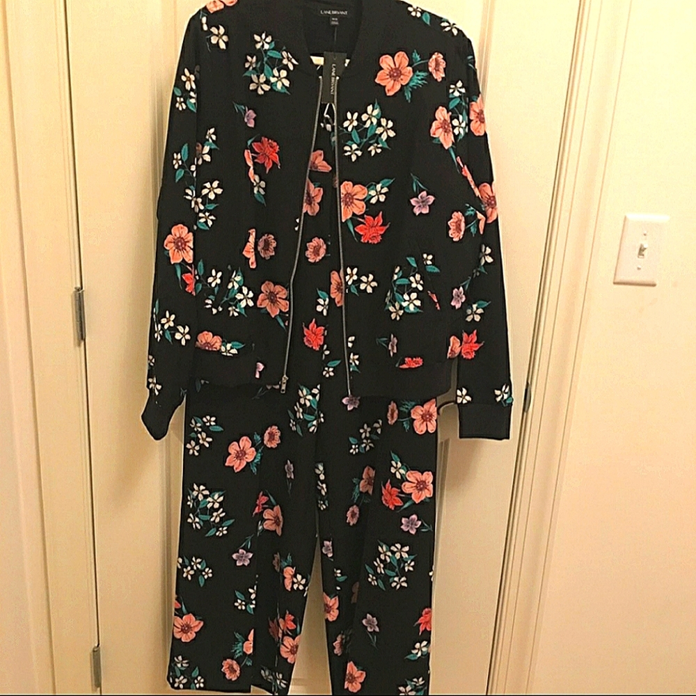 New Lane Bryant Outfit Set 16 (top)/18 (pants)